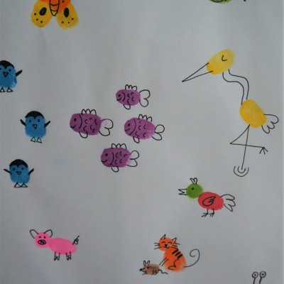 Fingerabdruck Tiere Fingerabdruck Tiere